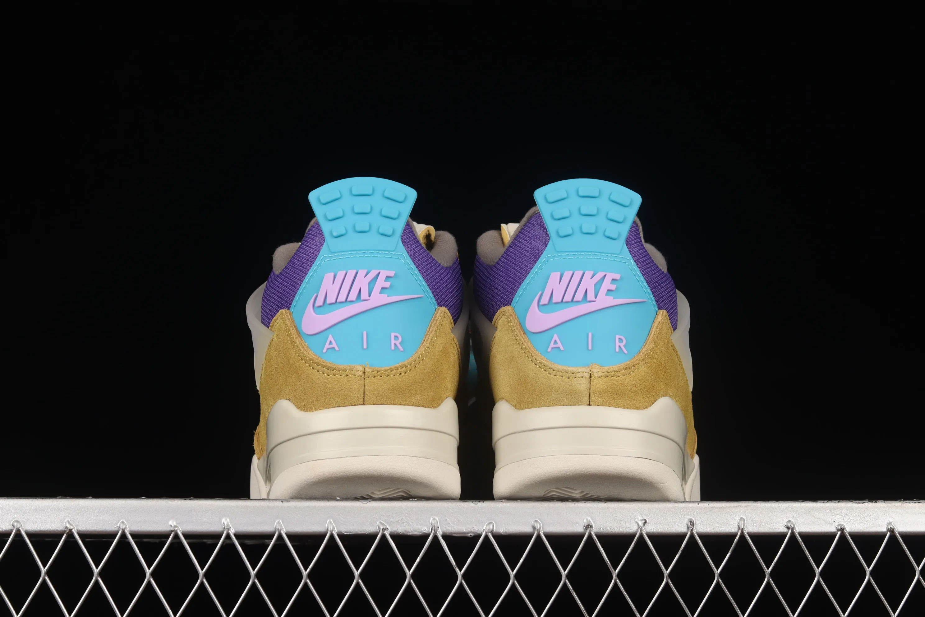 All categories Air Jordan Jordan series basketball shoes Air Jordan 4 foreign trade version Air Jordan 4 Retro SP AJ4 Joe 4 joint yellow and purple desert DJ5718-300